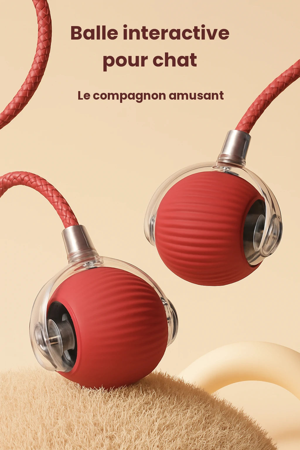 Balle Interactive pour Chat